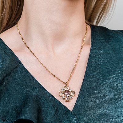 Колье SASSI SG GOLDEN / ROSE  Dyrberg Kern  430120 