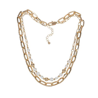 Колье Pearl Double BL1007 G 