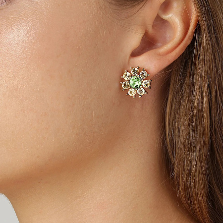 Dyrberg Kern Серьги AUDE SG L.GREEN/GOLDEN Арт.: *440041
