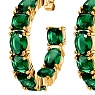 Серьги GRETIA SG EMERALD GREEN Арт.: 450085