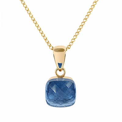 Колье FIRENZE (G) Dark Blue  Qudo  107001/48-4730 