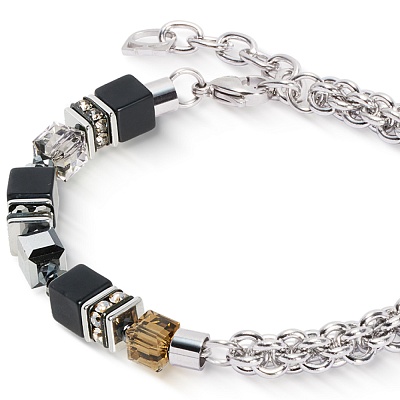 Браслет Black-Silver  Coeur de Lion  3021/30-1317 