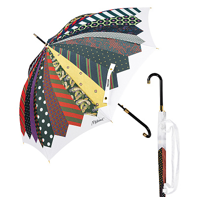 Зонт-трость Moschino 8961-63autoa Ties Multi product-4007 