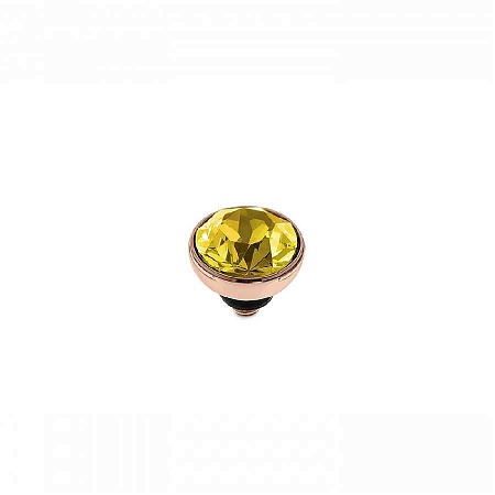 Qudo Шарм Bottone Light Topaz 8 мм Арт.: 680186 BR/RG