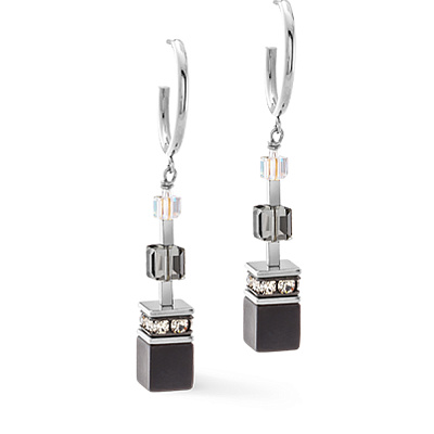 Серьги Black-Silver 3039/21-1317 