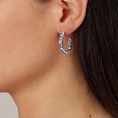 Серьги HOLLY SS LIGHT BLUE  Dyrberg Kern  380090 BL/S 