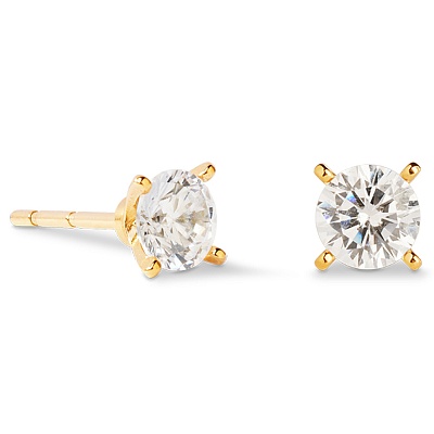 Серьги Crystal-Gold  Coeur de Lion  0207/21-1816 