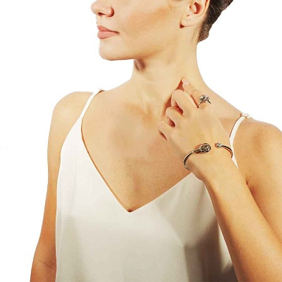 Браслет Silver Shade  Fiore Luna  C1708.2.1 BW/S 