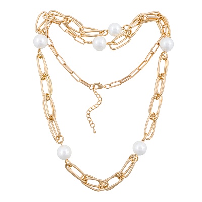 Колье WHITE PEARL BCN13324-01 GI 