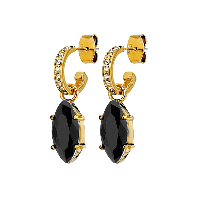 Серьги JUNIPE SG BLACK_GOLDEN Dyrberg Kern 470001 470001 