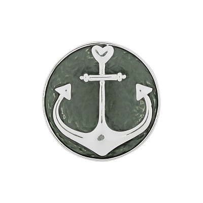 Брошь Якорь XZ1129.17 G/S 