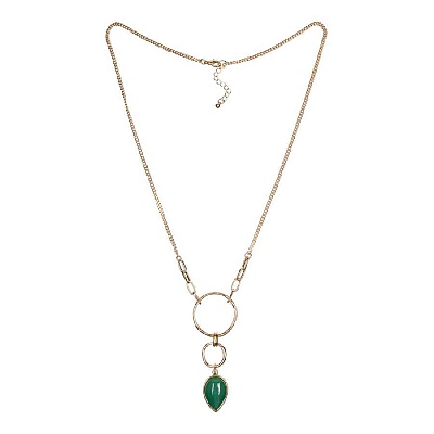 Колье GREEN AVENTURINE LN3171-5 G/G 