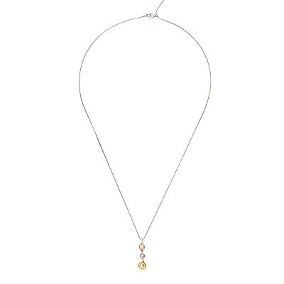 Колье  Crystal B2101SW-N01.1 BW/MIX 