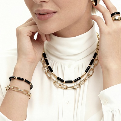 Браслет BLACK EPOXY  Fiore Luna  CCH05391-01 GI 