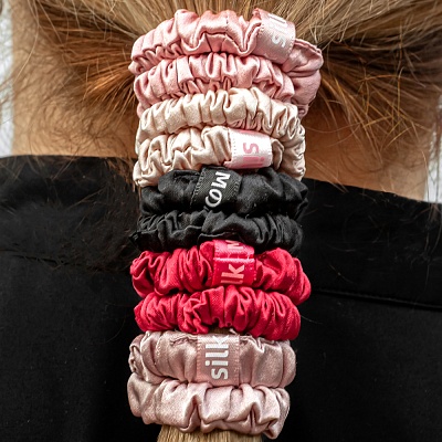 Набор резинок для волос 5 штук 100% шелк  Fiore Luna  SS1005.1 R 