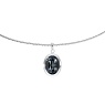 Колье TIVOLA big S silver night Арт.: 404614.1 BW/S