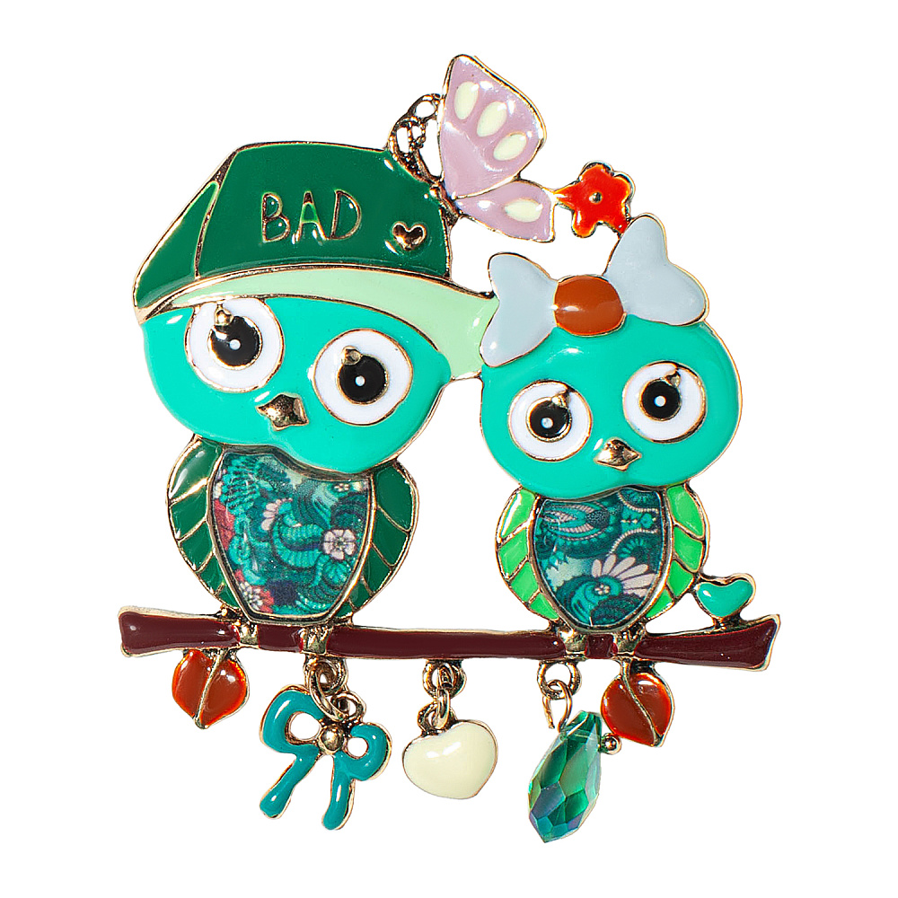 Shadore Брошь Совы Арт.: XZ0531.16 G/G