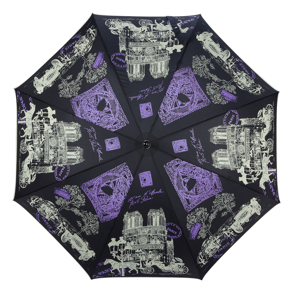 Guy De Jean Зонт-трость Guy De Jean 1011-LA Notre Dame Noir long  product-2753 Арт.: product-2753