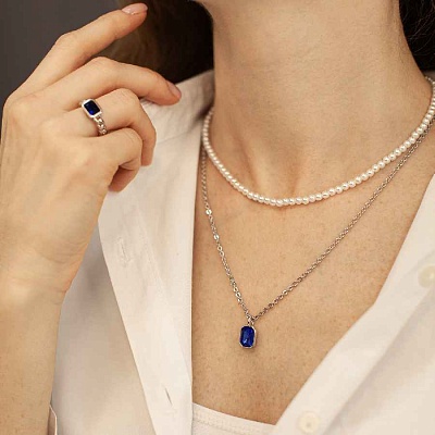 Колье SAPPHIRE  Fiore Luna  BCN08992-06 
