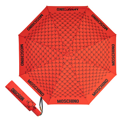 Зонт складной Moschino 8936-OCC DQM allover Red product-3451 