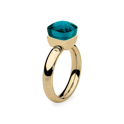 Кольцо FIRENZE 18 (G) Blue Zircon Qudo 107001/40-4601 18 107001/40-4601 18 