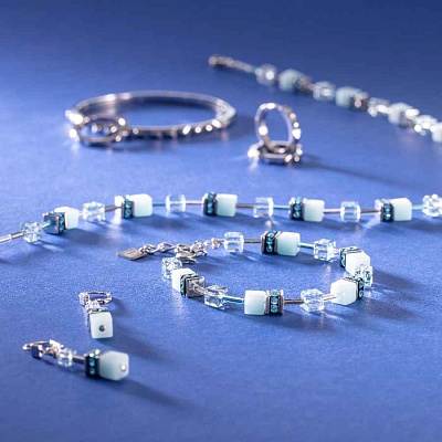 Колье Light Aqua  Coeur de Lion  4020/10-2020 