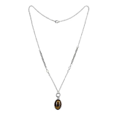 Колье TIGER EYE LN5156 BR/S 