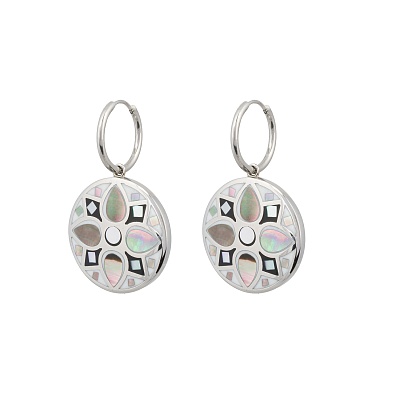 Серьги AE01688-2 BW/S 