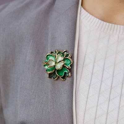 Брошь Цветок  Shadore  XZ1153.16 G/G 
