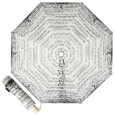 Зонт Складной EMME M444-OC Notes Beige  Emme  product-1930 