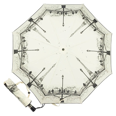 Зонт складной Guy De Jean 3405-OC Bridge Crema product-2226 