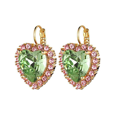 Серьги FELICIA SG GREEN / ROSE 420055 