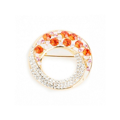 Брошь Круг FAN-06548.11 BR 