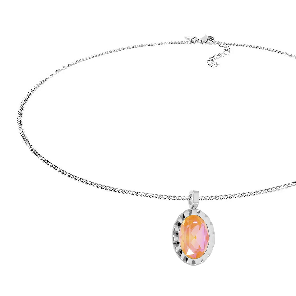 Qudo Колье TIVOLA UNICA big (S/P) Crystal orange ignite 3cm Арт.: 420713