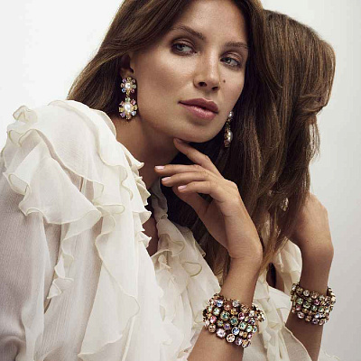 Браслет ALAYA SG LIGHT ROSE / PEACH  Dyrberg Kern  460030 