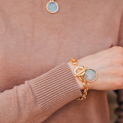 Браслет Mare Black Shell  Fiore Luna  CL6008 G 