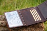 Бумажник KLONDIKE DIGGER «Cade», натуральная кожа в темно-коричном цвете, 12,5 x 10 x 2 см Арт.: KD1043-03