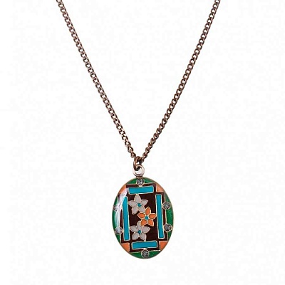 Колье Незабудки  Clara Bijoux  B75786-6D BR 