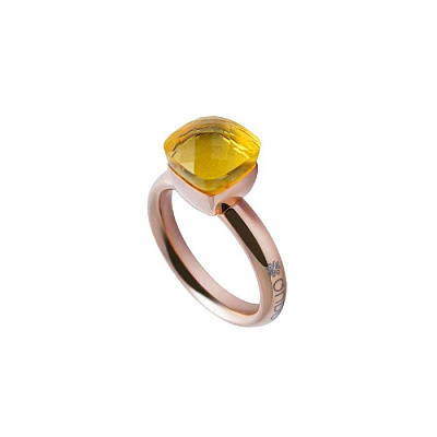 Кольцо Firenze light topaz 18 мм Qudo *611925 BR/RG *611925 BR/RG 