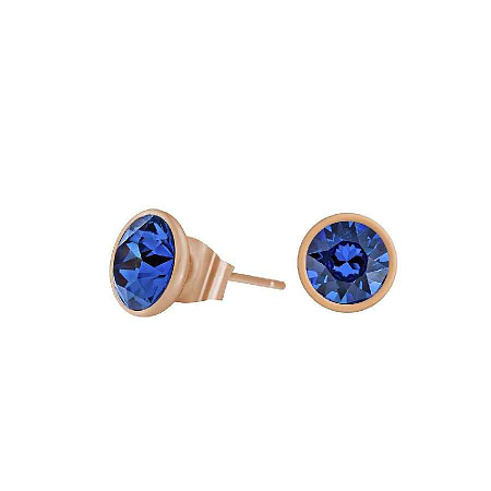 Fiore Luna Пусеты Royal Blue Delite Fiore Luna SWE298 RBD RG Арт.: SWE298 RBD RG