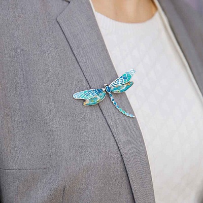 Брошь Стрекоза  Shadore  XZ0417.20 G/S 