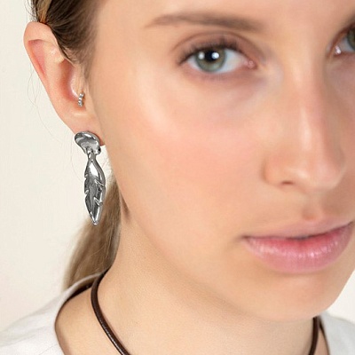 Серьги ESPÍRITU SILVER  Ciclon  A232609 S 