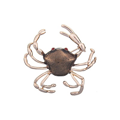 Брошь Краб  Shadore  FAN-07427.14 BR/RG 