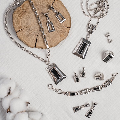 Колье ESCULTURA COLOR NEGRO  Ciclon  B231805-01 BW/S 