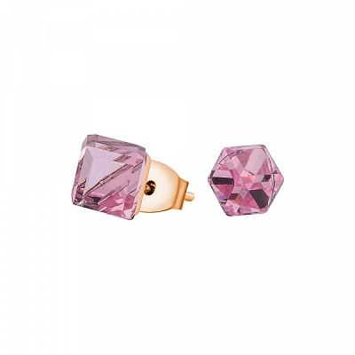 Пусеты Light Rose SWE1127/1 LR RG 