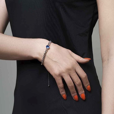 Браслет Royal Blue Delite  Fiore Luna  C2309SW-B05.23 BL/S 