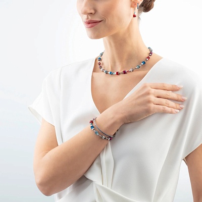 Браслет Blue-Red  Coeur de Lion  4413/30-0703 