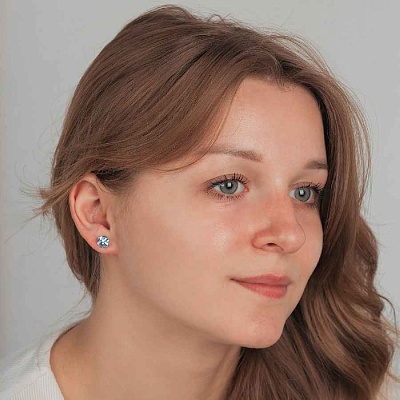 Пусеты  Ocean  Fiora Luna  SWE2127/2 OC S 