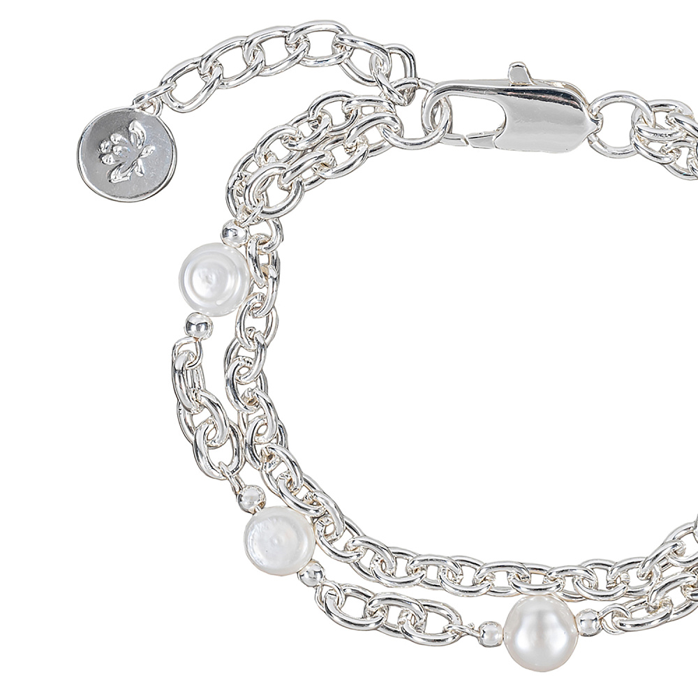 Fiore Luna Браслет Pearle Double Сarabiner Fiore Luna CL4511 S Арт.: CL4511 S