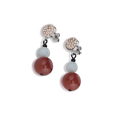 *Серьги Multicolor Gemstone  Coeur de Lion  *4888/21-1561 